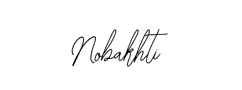 Here are the top 10 professional signature styles for the name Nobakhti. These are the best autograph styles you can use for your name. Nobakhti signature style 12 images and pictures png