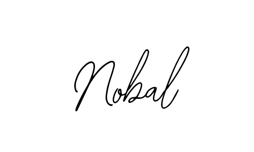 Design your own signature with our free online signature maker. With this signature software, you can create a handwritten (Bearetta-2O07w) signature for name Nobal. Nobal signature style 12 images and pictures png