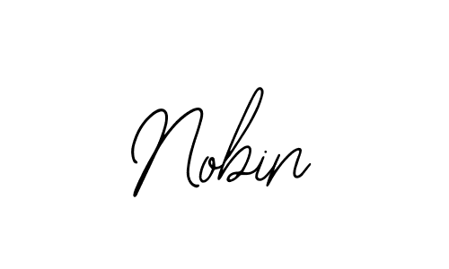 Nobin stylish signature style. Best Handwritten Sign (Bearetta-2O07w) for my name. Handwritten Signature Collection Ideas for my name Nobin. Nobin signature style 12 images and pictures png