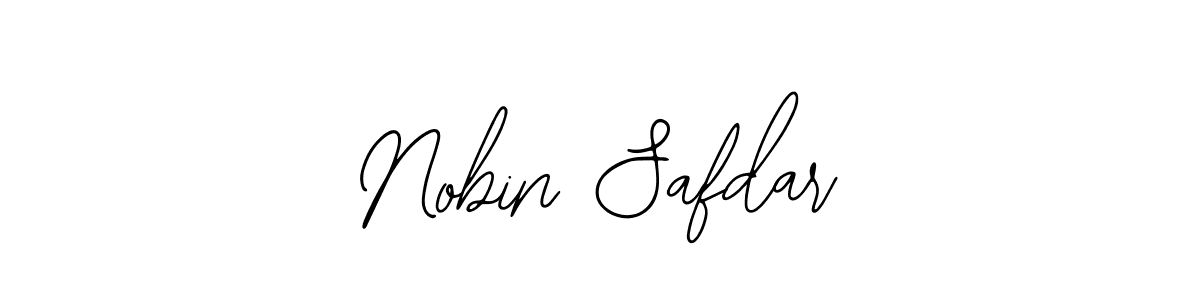 Make a beautiful signature design for name Nobin Safdar. Use this online signature maker to create a handwritten signature for free. Nobin Safdar signature style 12 images and pictures png