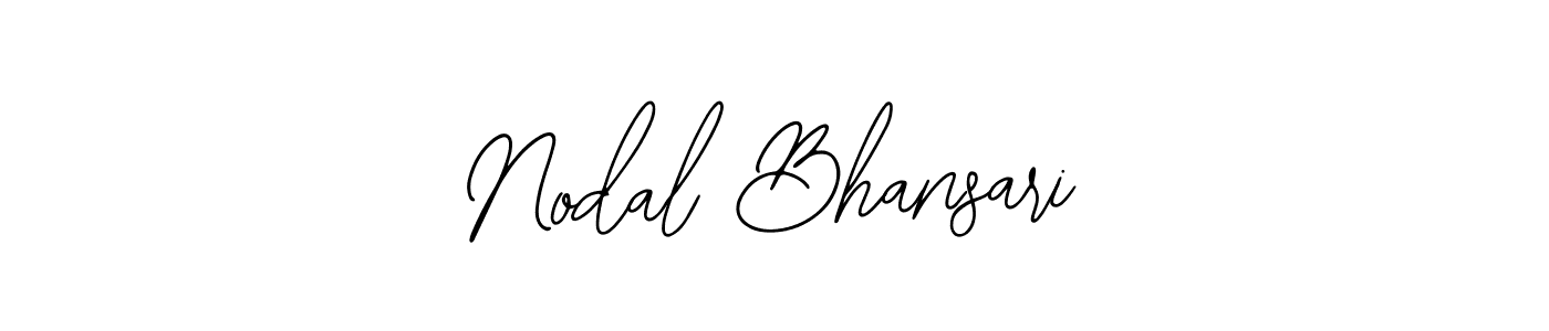 Nodal Bhansari stylish signature style. Best Handwritten Sign (Bearetta-2O07w) for my name. Handwritten Signature Collection Ideas for my name Nodal Bhansari. Nodal Bhansari signature style 12 images and pictures png