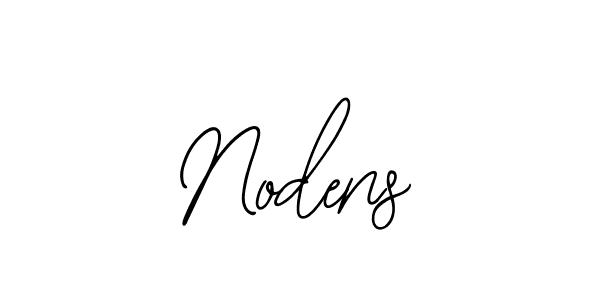 How to make Nodens name signature. Use Bearetta-2O07w style for creating short signs online. This is the latest handwritten sign. Nodens signature style 12 images and pictures png