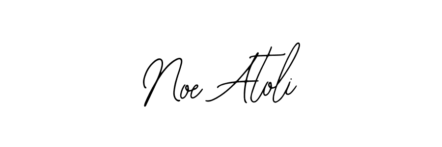 Make a beautiful signature design for name Noe Atoli. With this signature (Bearetta-2O07w) style, you can create a handwritten signature for free. Noe Atoli signature style 12 images and pictures png