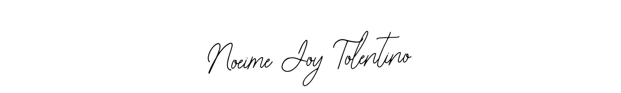 Create a beautiful signature design for name Noeime Joy Tolentino. With this signature (Bearetta-2O07w) fonts, you can make a handwritten signature for free. Noeime Joy Tolentino signature style 12 images and pictures png