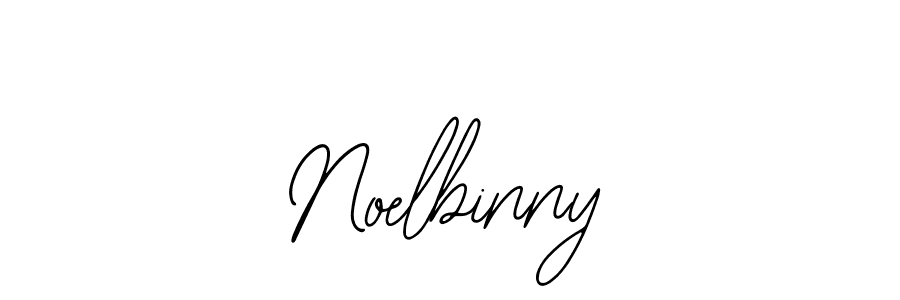 How to make Noelbinny name signature. Use Bearetta-2O07w style for creating short signs online. This is the latest handwritten sign. Noelbinny signature style 12 images and pictures png