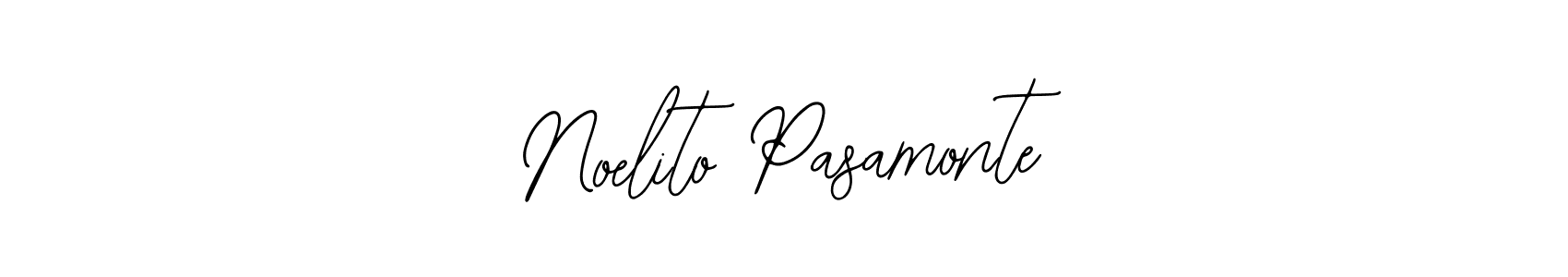 Use a signature maker to create a handwritten signature online. With this signature software, you can design (Bearetta-2O07w) your own signature for name Noelito Pasamonte. Noelito Pasamonte signature style 12 images and pictures png