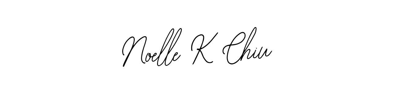 Bearetta-2O07w is a professional signature style that is perfect for those who want to add a touch of class to their signature. It is also a great choice for those who want to make their signature more unique. Get Noelle K Chiu name to fancy signature for free. Noelle K Chiu signature style 12 images and pictures png