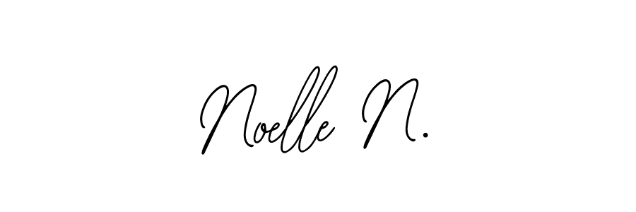 Make a beautiful signature design for name Noelle N.. With this signature (Bearetta-2O07w) style, you can create a handwritten signature for free. Noelle N. signature style 12 images and pictures png