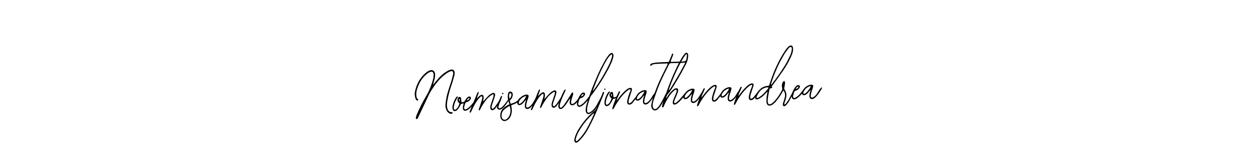 Noemisamueljonathanandrea stylish signature style. Best Handwritten Sign (Bearetta-2O07w) for my name. Handwritten Signature Collection Ideas for my name Noemisamueljonathanandrea. Noemisamueljonathanandrea signature style 12 images and pictures png