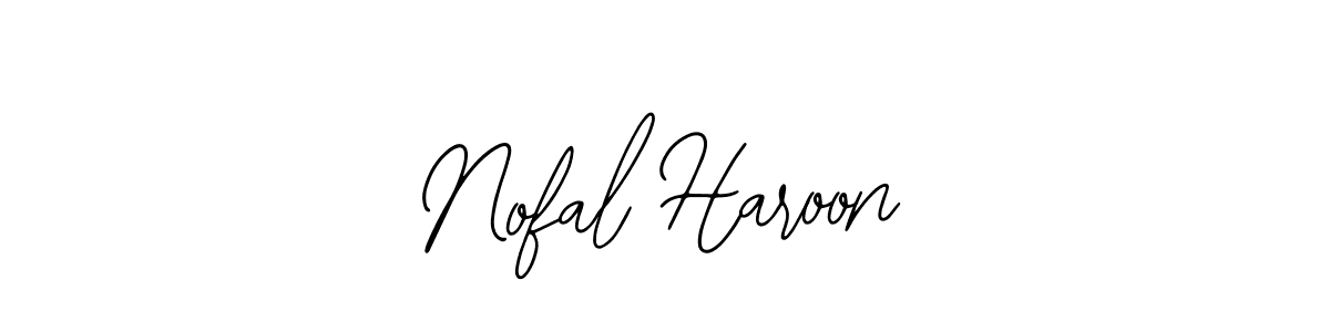 Make a short Nofal Haroon signature style. Manage your documents anywhere anytime using Bearetta-2O07w. Create and add eSignatures, submit forms, share and send files easily. Nofal Haroon signature style 12 images and pictures png