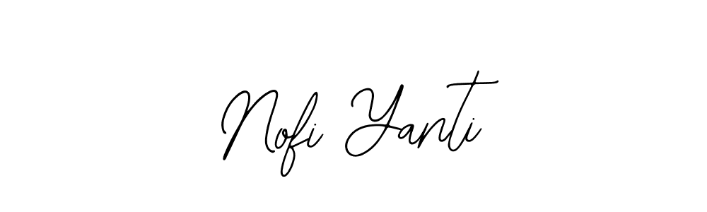 Make a beautiful signature design for name Nofi Yanti. Use this online signature maker to create a handwritten signature for free. Nofi Yanti signature style 12 images and pictures png