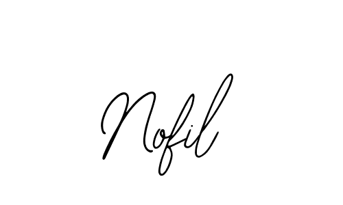 Make a beautiful signature design for name Nofil. With this signature (Bearetta-2O07w) style, you can create a handwritten signature for free. Nofil signature style 12 images and pictures png