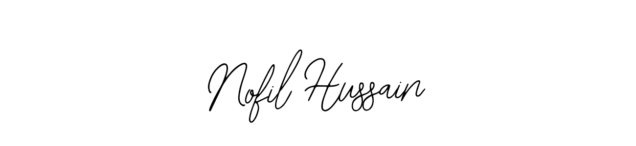 It looks lik you need a new signature style for name Nofil Hussain. Design unique handwritten (Bearetta-2O07w) signature with our free signature maker in just a few clicks. Nofil Hussain signature style 12 images and pictures png