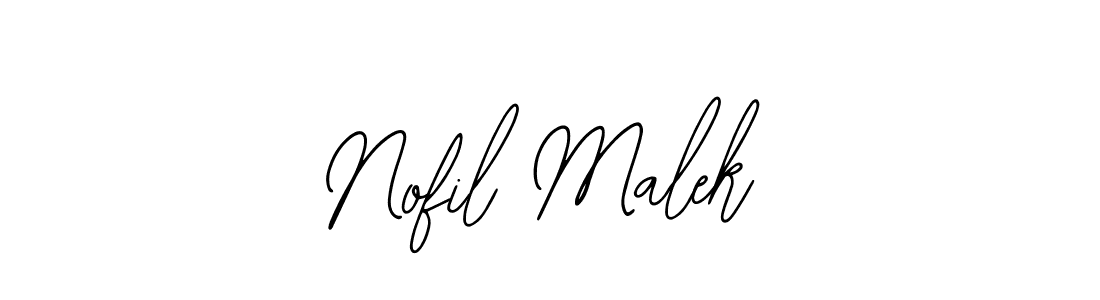 if you are searching for the best signature style for your name Nofil Malek. so please give up your signature search. here we have designed multiple signature styles  using Bearetta-2O07w. Nofil Malek signature style 12 images and pictures png