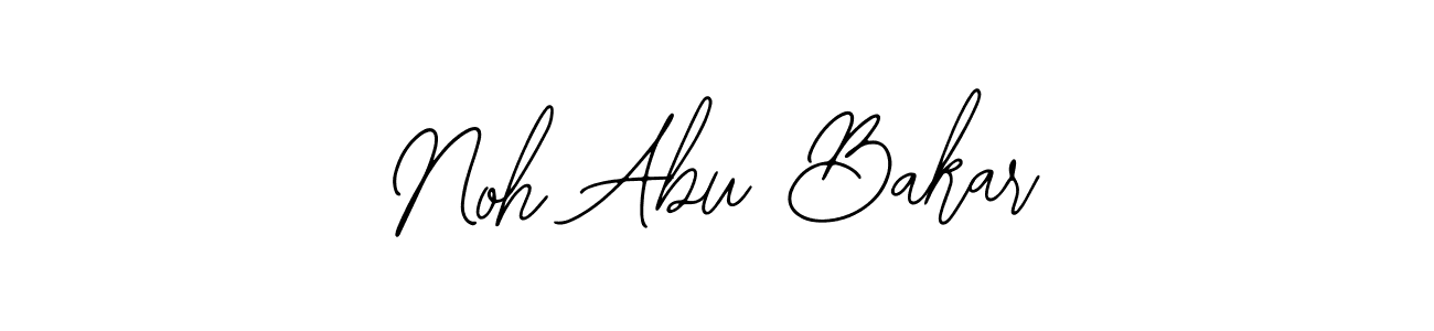 Use a signature maker to create a handwritten signature online. With this signature software, you can design (Bearetta-2O07w) your own signature for name Noh Abu Bakar. Noh Abu Bakar signature style 12 images and pictures png
