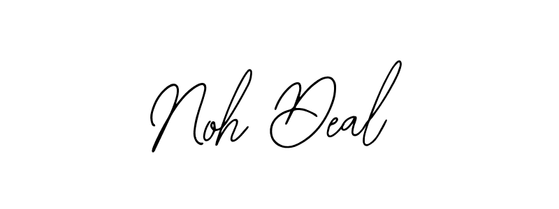 How to make Noh Deal name signature. Use Bearetta-2O07w style for creating short signs online. This is the latest handwritten sign. Noh Deal signature style 12 images and pictures png