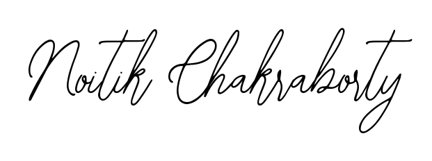 Discover how Noitik Chakraborty looks in an executive cursive font (Bearetta-2O07w). Perfect for legal documents, invoices, and certificates. Noitik Chakraborty signature style 12 images and pictures png