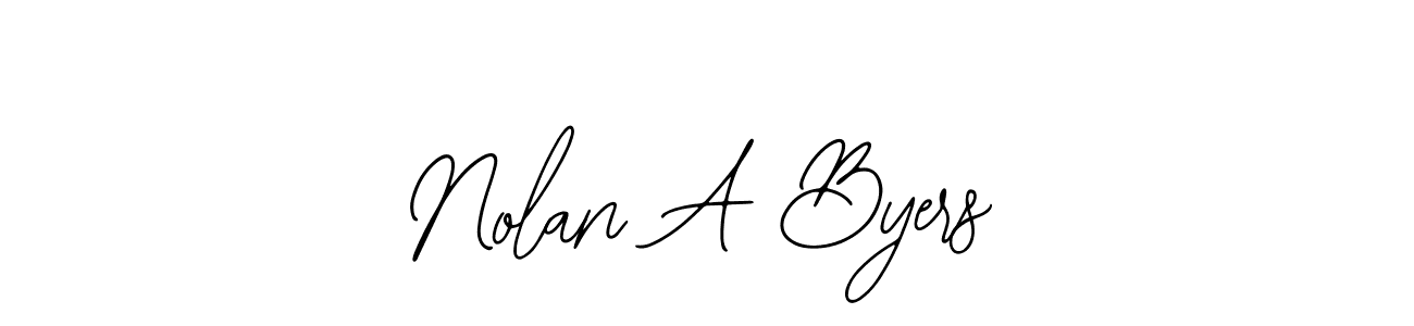Design your own signature with our free online signature maker. With this signature software, you can create a handwritten (Bearetta-2O07w) signature for name Nolan A Byers. Nolan A Byers signature style 12 images and pictures png