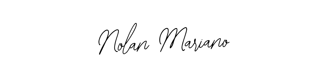 How to make Nolan Mariano signature? Bearetta-2O07w is a professional autograph style. Create handwritten signature for Nolan Mariano name. Nolan Mariano signature style 12 images and pictures png