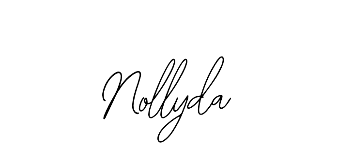 Bearetta-2O07w is a professional signature style that is perfect for those who want to add a touch of class to their signature. It is also a great choice for those who want to make their signature more unique. Get Nollyda name to fancy signature for free. Nollyda signature style 12 images and pictures png