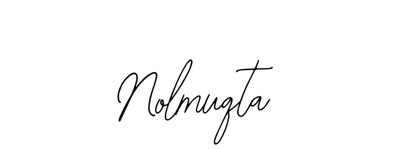Also You can easily find your signature by using the search form. We will create Nolmuqta name handwritten signature images for you free of cost using Bearetta-2O07w sign style. Nolmuqta signature style 12 images and pictures png