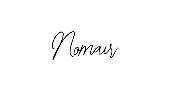 Nomair stylish signature style. Best Handwritten Sign (Bearetta-2O07w) for my name. Handwritten Signature Collection Ideas for my name Nomair. Nomair signature style 12 images and pictures png