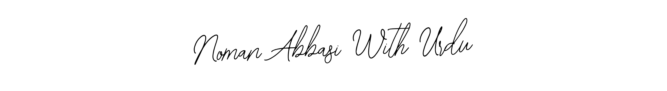 Also we have Noman Abbasi With Urdu name is the best signature style. Create professional handwritten signature collection using Bearetta-2O07w autograph style. Noman Abbasi With Urdu signature style 12 images and pictures png