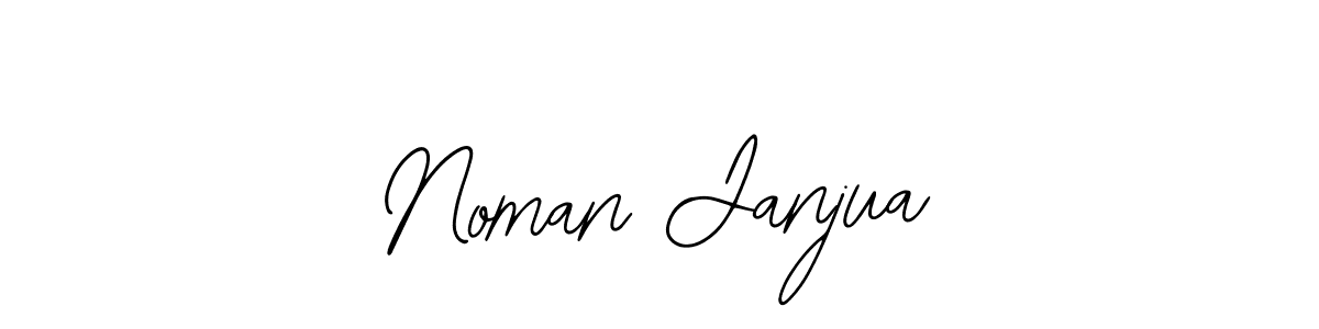 Use a signature maker to create a handwritten signature online. With this signature software, you can design (Bearetta-2O07w) your own signature for name Noman Janjua. Noman Janjua signature style 12 images and pictures png