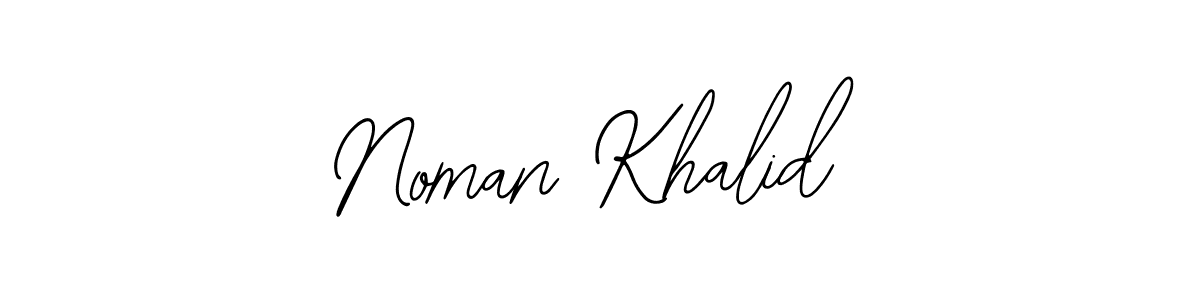 Make a beautiful signature design for name Noman Khalid. With this signature (Bearetta-2O07w) style, you can create a handwritten signature for free. Noman Khalid signature style 12 images and pictures png