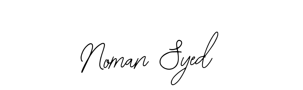 Make a beautiful signature design for name Noman Syed. With this signature (Bearetta-2O07w) style, you can create a handwritten signature for free. Noman Syed signature style 12 images and pictures png