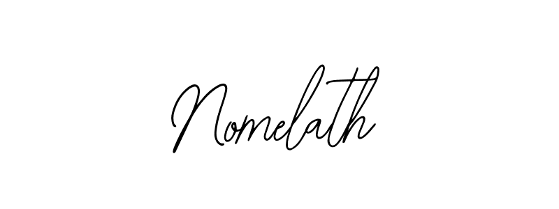 The best way (Bearetta-2O07w) to make a short signature is to pick only two or three words in your name. The name Nomelath include a total of six letters. For converting this name. Nomelath signature style 12 images and pictures png