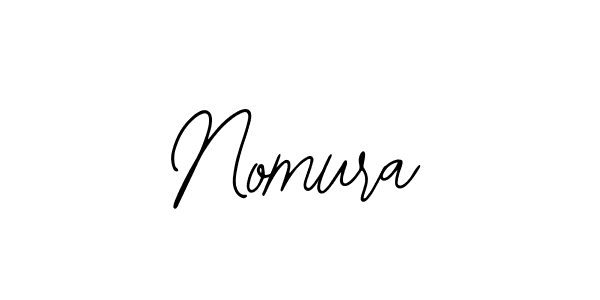 Nomura stylish signature style. Best Handwritten Sign (Bearetta-2O07w) for my name. Handwritten Signature Collection Ideas for my name Nomura. Nomura signature style 12 images and pictures png