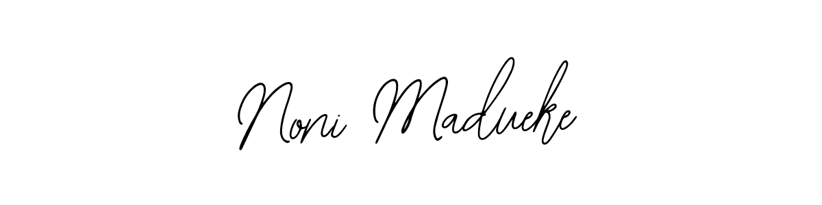 How to make Noni Madueke name signature. Use Bearetta-2O07w style for creating short signs online. This is the latest handwritten sign. Noni Madueke signature style 12 images and pictures png