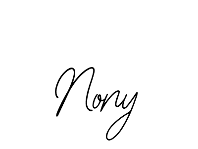 Best and Professional Signature Style for Nony. Bearetta-2O07w Best Signature Style Collection. Nony signature style 12 images and pictures png