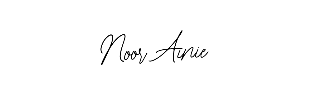 Also we have Noor Ainie name is the best signature style. Create professional handwritten signature collection using Bearetta-2O07w autograph style. Noor Ainie signature style 12 images and pictures png