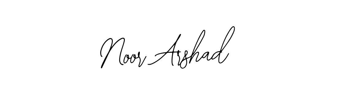 Use a signature maker to create a handwritten signature online. With this signature software, you can design (Bearetta-2O07w) your own signature for name Noor Arshad. Noor Arshad signature style 12 images and pictures png