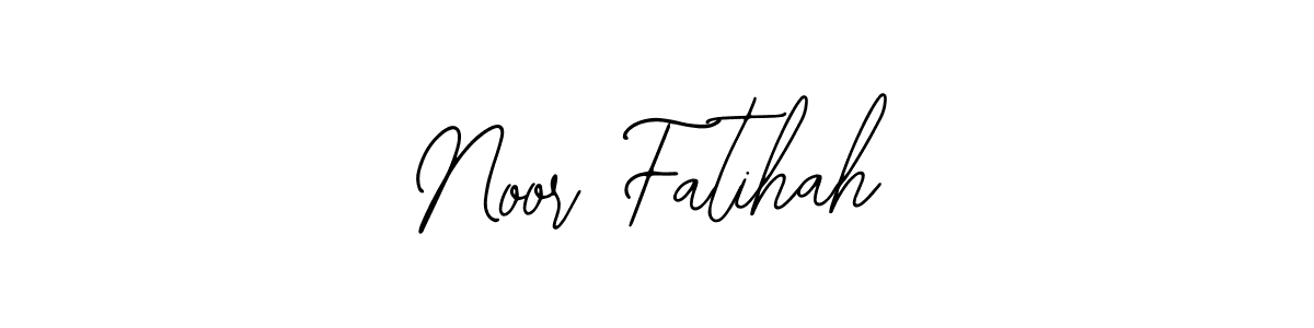 Also You can easily find your signature by using the search form. We will create Noor Fatihah name handwritten signature images for you free of cost using Bearetta-2O07w sign style. Noor Fatihah signature style 12 images and pictures png