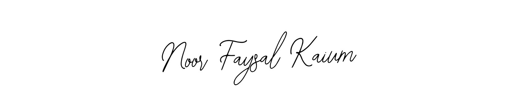You should practise on your own different ways (Bearetta-2O07w) to write your name (Noor Faysal Kaium) in signature. don't let someone else do it for you. Noor Faysal Kaium signature style 12 images and pictures png