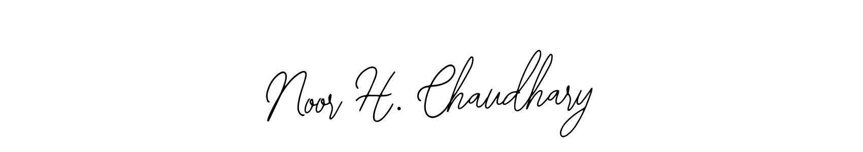 Design your own signature with our free online signature maker. With this signature software, you can create a handwritten (Bearetta-2O07w) signature for name Noor H. Chaudhary. Noor H. Chaudhary signature style 12 images and pictures png