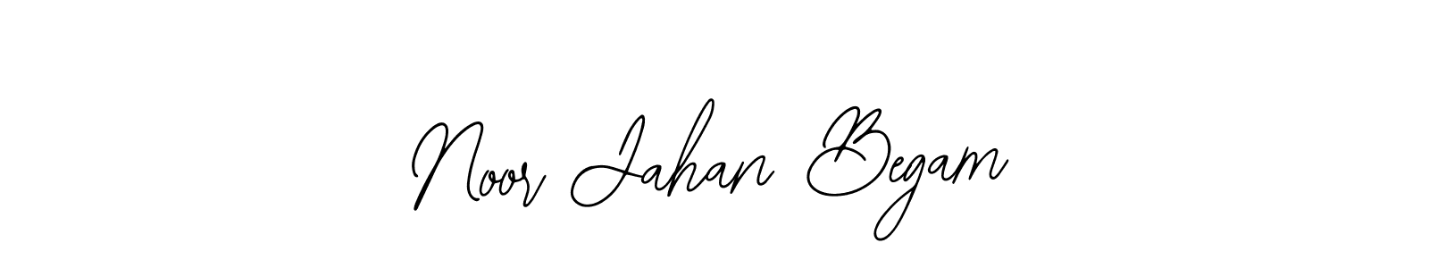 How to make Noor Jahan Begam name signature. Use Bearetta-2O07w style for creating short signs online. This is the latest handwritten sign. Noor Jahan Begam signature style 12 images and pictures png