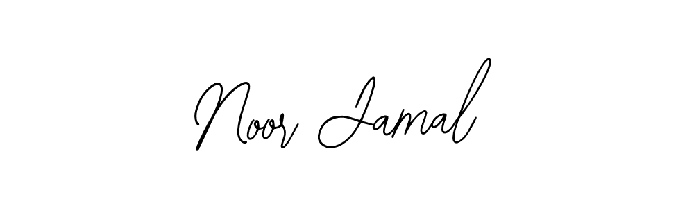 How to make Noor Jamal name signature. Use Bearetta-2O07w style for creating short signs online. This is the latest handwritten sign. Noor Jamal signature style 12 images and pictures png