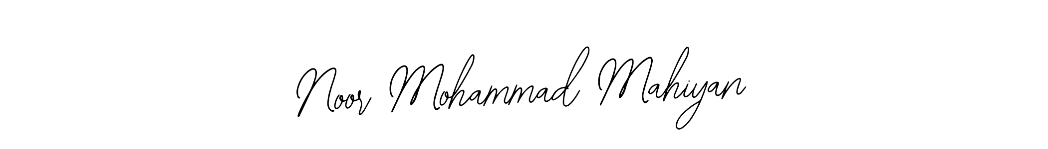 Noor Mohammad Mahiyan stylish signature style. Best Handwritten Sign (Bearetta-2O07w) for my name. Handwritten Signature Collection Ideas for my name Noor Mohammad Mahiyan. Noor Mohammad Mahiyan signature style 12 images and pictures png