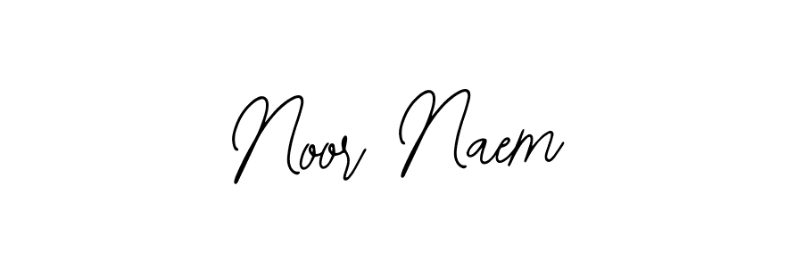 Use a signature maker to create a handwritten signature online. With this signature software, you can design (Bearetta-2O07w) your own signature for name Noor Naem. Noor Naem signature style 12 images and pictures png