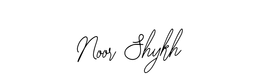 How to make Noor Shykh signature? Bearetta-2O07w is a professional autograph style. Create handwritten signature for Noor Shykh name. Noor Shykh signature style 12 images and pictures png