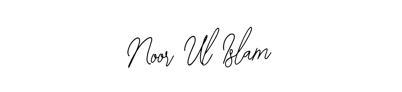 Use a signature maker to create a handwritten signature online. With this signature software, you can design (Bearetta-2O07w) your own signature for name Noor Ul Islam. Noor Ul Islam signature style 12 images and pictures png