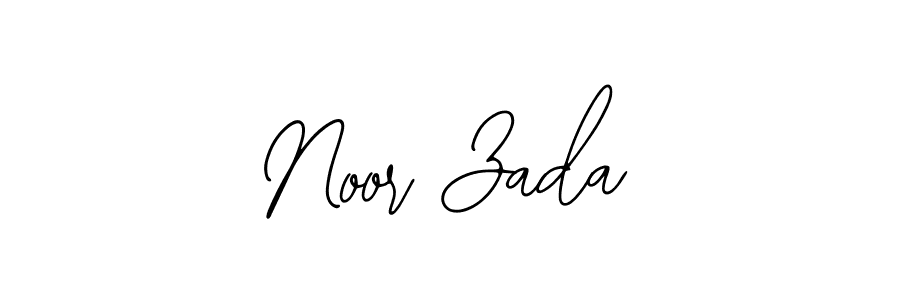 if you are searching for the best signature style for your name Noor Zada. so please give up your signature search. here we have designed multiple signature styles  using Bearetta-2O07w. Noor Zada signature style 12 images and pictures png