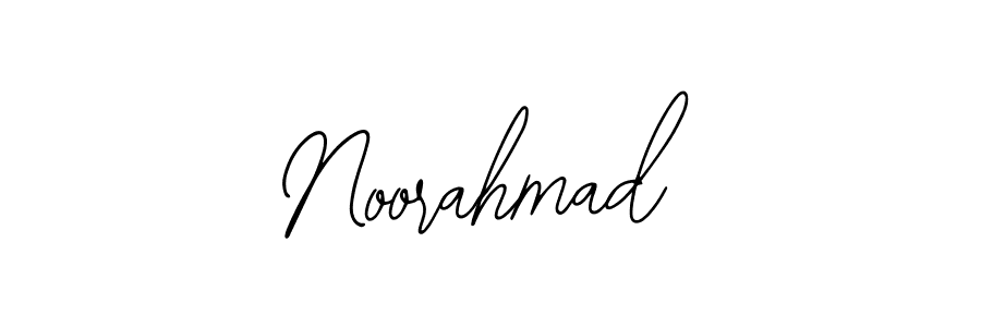 How to make Noorahmad name signature. Use Bearetta-2O07w style for creating short signs online. This is the latest handwritten sign. Noorahmad signature style 12 images and pictures png