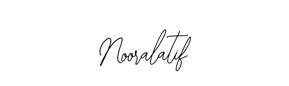 How to make Nooralatif signature? Bearetta-2O07w is a professional autograph style. Create handwritten signature for Nooralatif name. Nooralatif signature style 12 images and pictures png