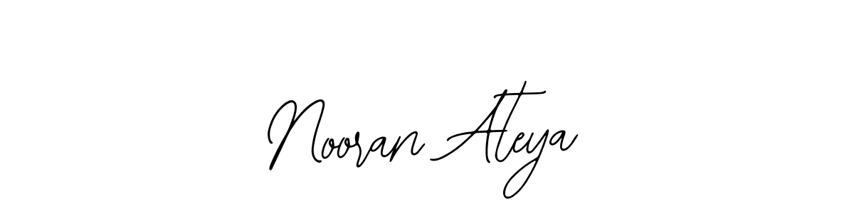 Similarly Bearetta-2O07w is the best handwritten signature design. Signature creator online .You can use it as an online autograph creator for name Nooran Ateya. Nooran Ateya signature style 12 images and pictures png