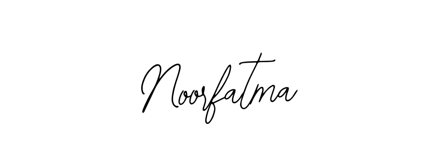 Design your own signature with our free online signature maker. With this signature software, you can create a handwritten (Bearetta-2O07w) signature for name Noorfatma. Noorfatma signature style 12 images and pictures png